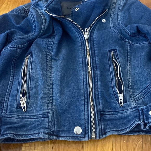 Blank NYC Girls Blue Denim Jacket Size L - Picture 2 of 9
